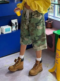 Camouflage Drawstring Shorts