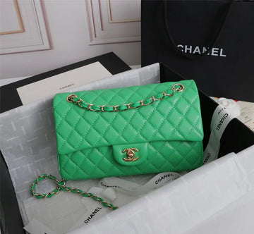 Chanel Classic Flap Bag 25 Green