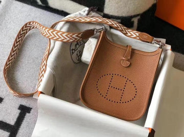 Hermes Evelyne Crossbody Bag Brown