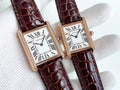 TANK SOLO QUARTZ DIAMOND BEZEL CROCODILE SKIN