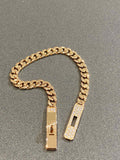 KELLY CHAIN PINK GOLD DIAMONDS BRACELET
