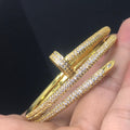 JUSTE BRACELET 3.5MM DOUBLE ROW FULL DIAMOND