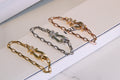FORCE 10 HALF DIAMOND BUCKLE CHAIN LINK LARGE MODEL