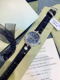 LADY ARPELS LOVER BRIDGE BLACK CROCODILE