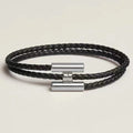 TOURLIS TRESSES BLACK BRACELET