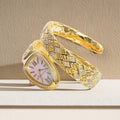 SERPENTI SPIGA 35 GOLD WHITE DIAL