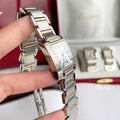 TANK FRANCAISE 28 GOLD STEEL WHITE DIAL