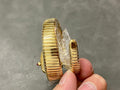 SERPENTI SPIGA GOLD DIAMOND BEZEL WHITE DIAL