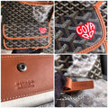 HOBO BOHEME 42CM BLACK AND TAN CANVAS