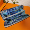 HM Zipper Wallet 20 Grey Epsom