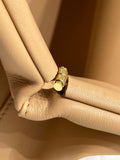 TRIANGLE HANDLE BAG 31 IN CIDER BROWN LAMBSKIN