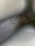 TRIANGLE HANDLE BAG 31 IN BLACK LAMBSKIN