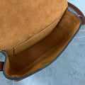 FOLCO CUIR TRIOMPHE 18 IN RED BROWN CALFSKIN