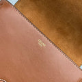 FOLCO CUIR TRIOMPHE 18 IN RED BROWN CALFSKIN