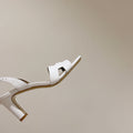 HOLY 75 SANDAL IN WHITE GRAINED CALFSKIN