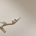 HOLY 75 SANDAL IN WHITE CREAM CALFSKIN