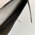 KELLY CUT 31 IN WOOD BROWN CALFSKIN WITH SILVER HARDWARE