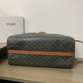TRAVEL BAG 50 IN BLACK TRIOMPHE CANVAS WITH DOG PRINT