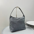 HOBO BOHÈME 34 IN GREY GOYARDINE CANVAS AND CALFSKIN