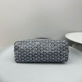HOBO BOHÈME 34 IN GREY GOYARDINE CANVAS AND CALFSKIN