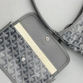 HOBO BOHÈME 34 IN GREY GOYARDINE CANVAS AND CALFSKIN