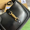 GG JACKIE MINI 19 SHOULDER BAG IN BLACK CALFSKIN