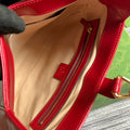 GG JACKIE SMALL 28 SHOULDER BAG IN CHERRY RED CALFSKIN