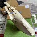 GG JACKIE SMALL 28 SHOULDER BAG IN WHITE CALFSKIN