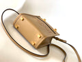 Fend Mini Sunshine Shopper Bag 18 Beige Leather