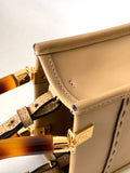 Fend Mini Sunshine Shopper Bag 18 Beige Leather