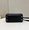 FENDI PEEKABOO 27 IN BLACK CALFSKIN WITH GOLD HARDWARE