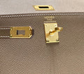 KELLY MINI 20 BAG IN MEDIUM BROWN CALFSKIN WITH GOLD HARDWARE