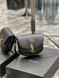 KAIA SMALL 18 HANDBAG IN BLACK CALFSKIN