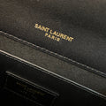 KATE TASSEL 24 BLACK CALFSKIN WITH GOLD LOGO