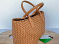 SMALL CABAT 32 IN BRONZE BROWN LAMBSKIN