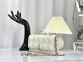 LADY 21 CHAIN BAG IN WHITE LAMBSKIN