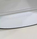 FENDI PEEKABOO 33 BAG IN WHITE CALFSKIN WITH STRAP GOLD HARDWARE