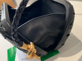 KNOT 20 IN BLACK LAMBSKIN WITH CHAIN