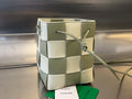 SMALL CASSETTE BUCKET 18 IN XANADU MIX WHITE CALFSKIN