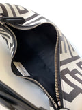 FENDIGRAPHY SMALL 29 IN WHITE MIX BLACK SMOOTH CALFSKIN SILVER HARDWARE