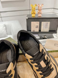 GG 100 RHYTON SNEAKER Black Caramel Brown