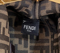 FENDI FIRST MEDIUM 26 BAG IN CHOCOLATE BROWN CALFSKIN WITH GOLD HARDWARE