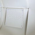 SMALL CYLINDER CASSETTE 21 IN WHITE CALFSKIN