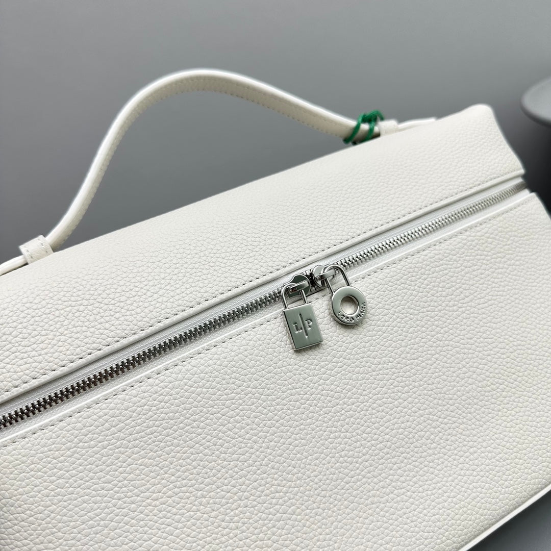 Extra Pocket L27 White Cowhide Shw