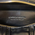 SMALL BRICK CASSETTE 23 IN BLACK SOFT LAMBSKIN