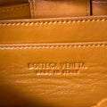 SMALL BRICK CASSETTE 23 IN SANDSTONE ORANGE SOFT LAMBSKIN