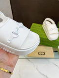 HORSEBIT FLATFORM SANDAL 5 CM IN WHITE IMPORTED TPU