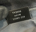 FENDI STRIKE 41 MEDIUM FF MIDNIGHT BLUE JACQUARD FABRIC BACKPACK