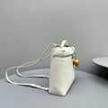 Extra Pocket Backpack 23 White Cowhide Shw