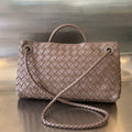 SMALL ANDIAMO 29 IN BEAVER BROWN LAMBSKIN